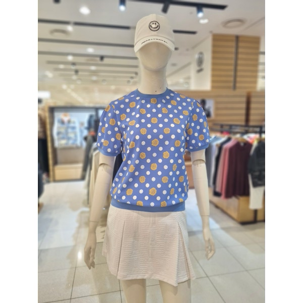 파리게이츠 링클 포인트 반팔티셔츠 521F1RT204_BL