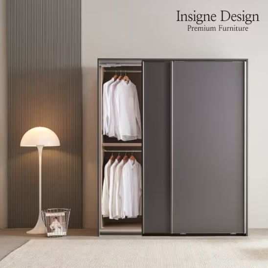 경인무역 인시네 레이 슬라이딩 수납형 옷장 1800