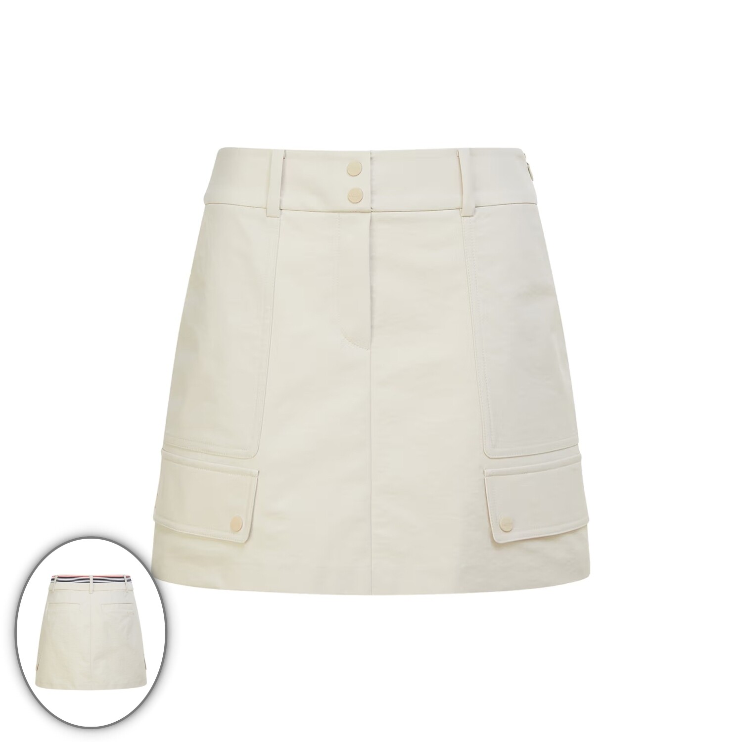 헤지스골프 세미 라인 스커트 HWSK6A212I1