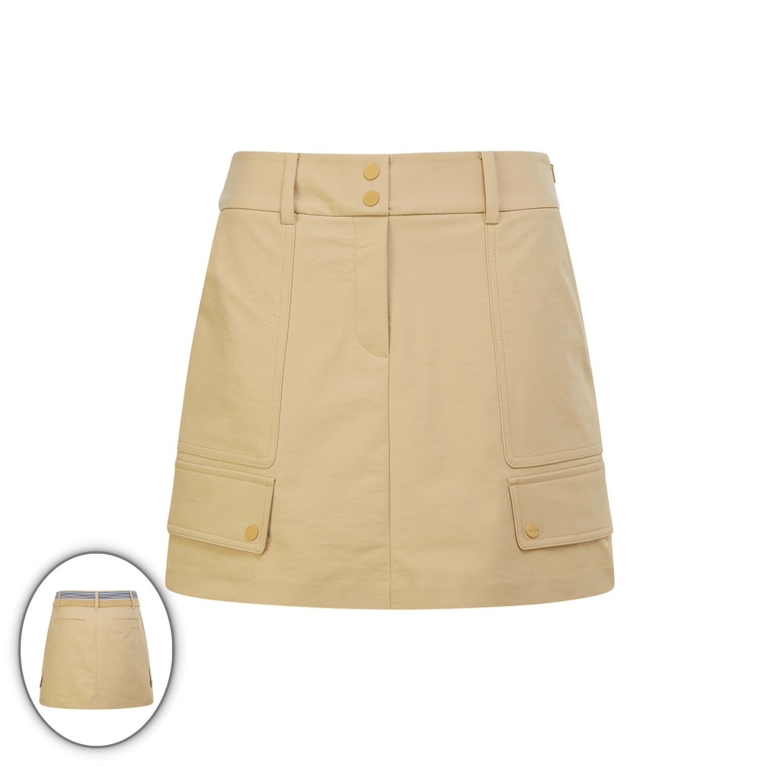 헤지스골프 세미 라인 스커트 HWSK6A212I2