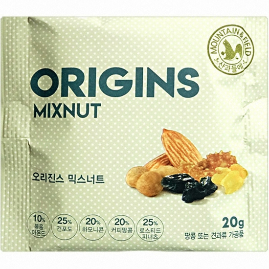 산과들에  오리진스 믹스너트 20g