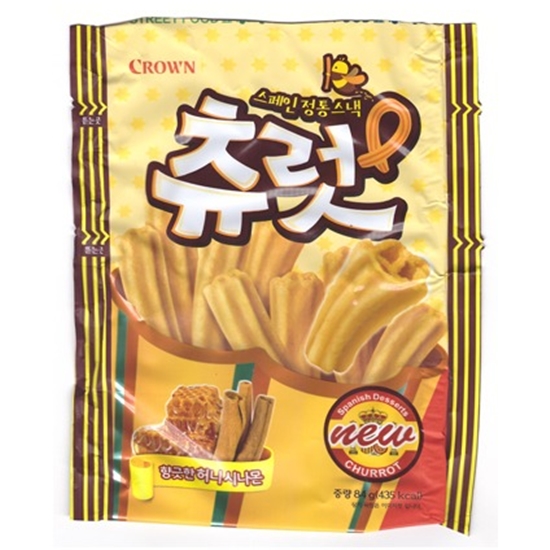 크라운제과  츄러스 84g