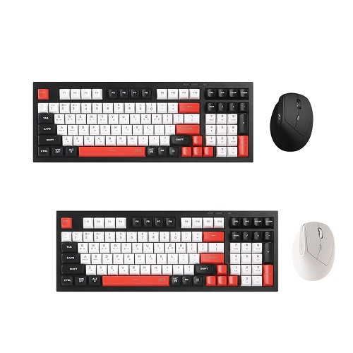 지클릭커  오피스프로 WMK560 사일런스 M 무소음 무선 키보드 마우스 세트 98키 포커