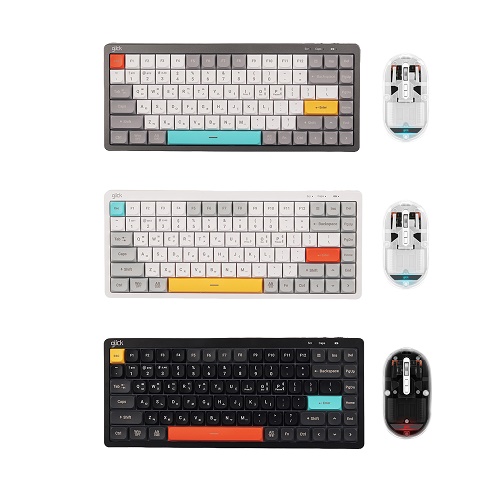 지클릭커  오피스프로 WMK840 무선 키보드 마우스 세트 84키