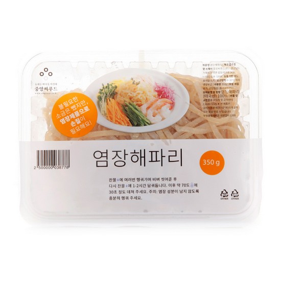 중앙씨푸드  염장해파리 350g
