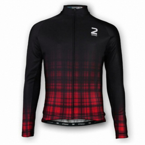 세컨윈드  G체크레드 기모져지