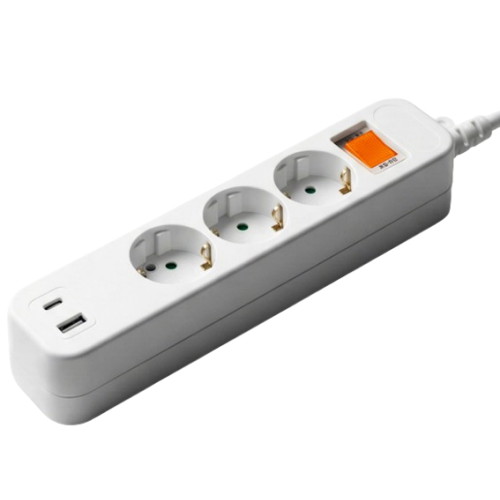 이노스  3구 16A 메인스위치 C타입 USB 멀티탭