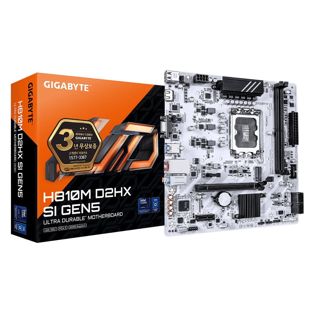 GIGABYTE  H810M D2HX SI GEN5 제이씨현