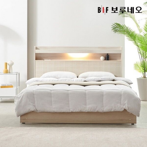 BIF보루네오 앳홈 스팅 템바보드 일반형 LED침대 Q
