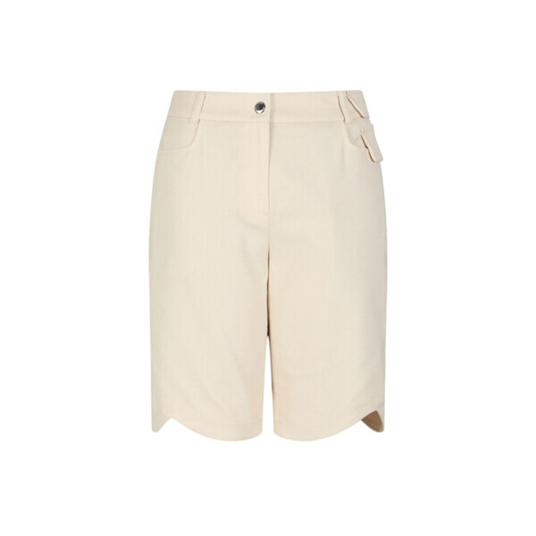 핑 밑단 변형 포인트 반바지 121F1PS183_DG