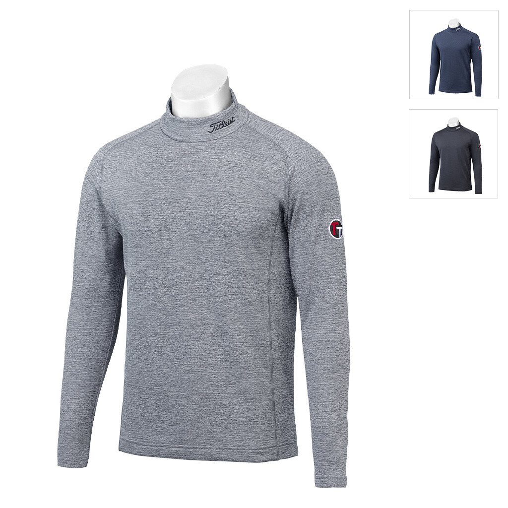 타이틀리스트 그래핀 모크넥 셔츠 TLEMT305J