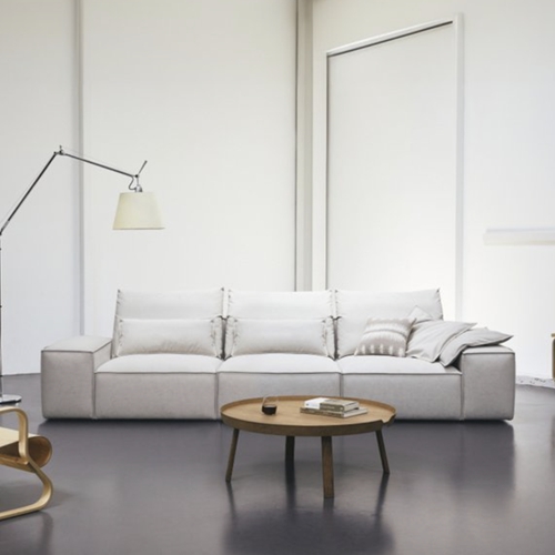 에싸 킨슬러 리브 패브릭 소파 4인용