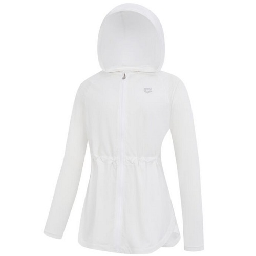 아레나  코어 집업 롱커버업 A6BL1QR42WHT