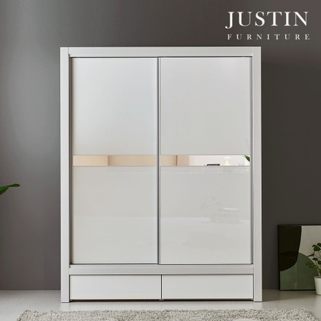 저스틴퍼니처  엘렌 하이그로시 슬라이딩 고급형 장롱 1750