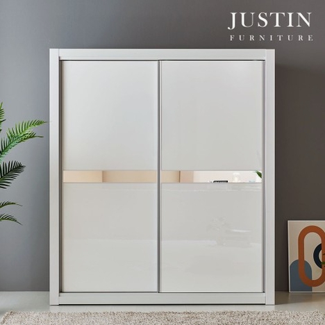 저스틴퍼니처  엘렌 하이그로시 슬라이딩 실속형 장롱 1750