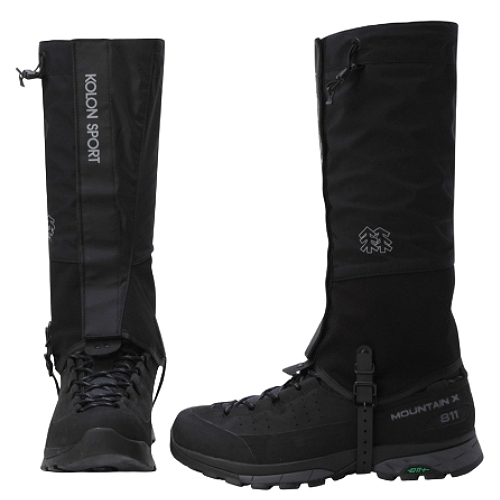 코오롱스포츠 남녀공용 2L 방수 스패츠 QEAAX25363BLK