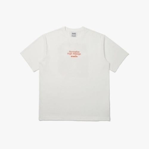 디아도라 반팔티 AQS SEOUL 그래픽 반팔 티셔츠 D5121LRS18WHT