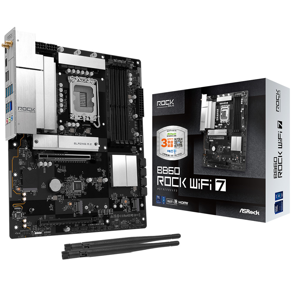 ASRock  B860 Rock WiFi 7 에즈윈