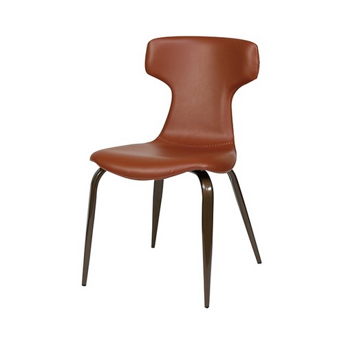 히트가구  HZ963 PU 스틸 등받이 체어