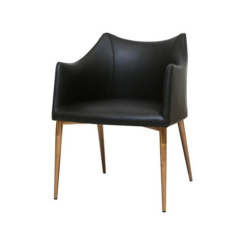 히트가구  HZ964 PU 스틸 등받이 체어