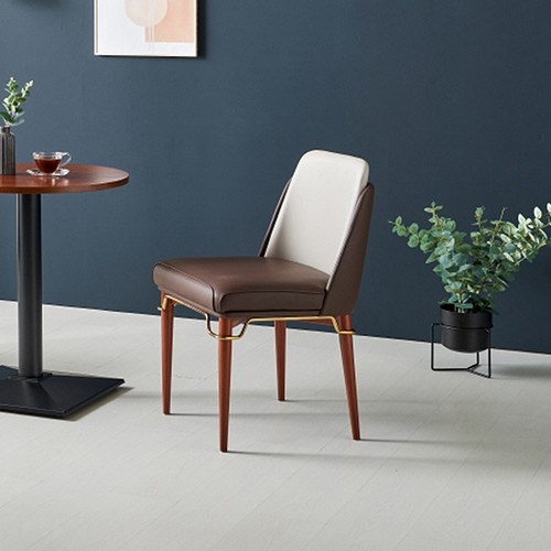 히트가구  CZ4861 PU 사각 등받이 의자