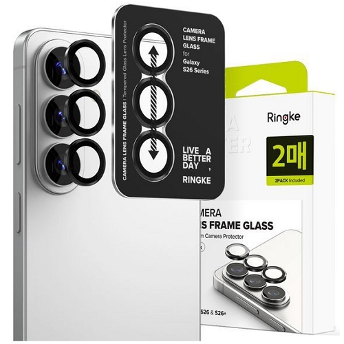 리어스 링케 갤럭시S26 카메라 렌즈 프레임 강화유리 보호필름