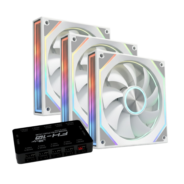 JBCNC  X120 PRO 인피니티 ARGB PWM 리버스