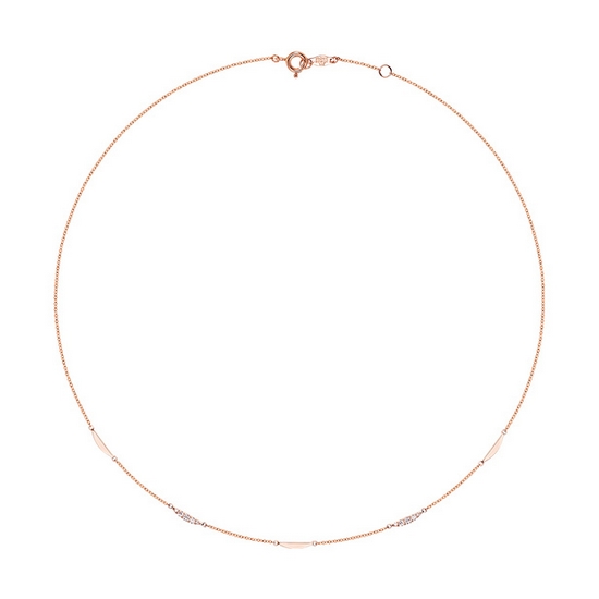 스톤헨지  달빛 14K 로즈골드 목걸이 SA26A36F