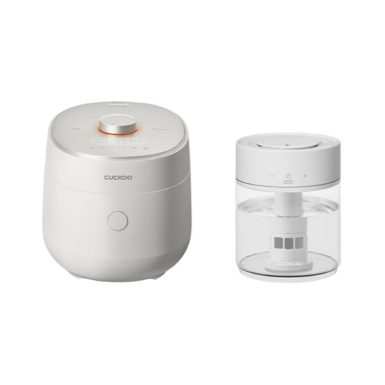 쿠쿠 마스터셰프 사일런스 오브제 CRP-OHTR0610FWM + 가습기 CH-G301FW