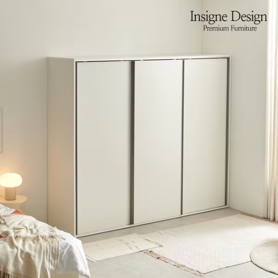 경인무역 인시네 애쉴리 슬라이딩 행거형 옷장 2400