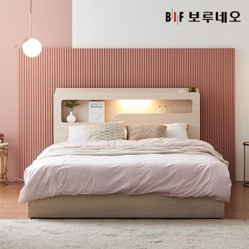 BIF보루네오 앳홈 펜더 일반형 LED침대 SS