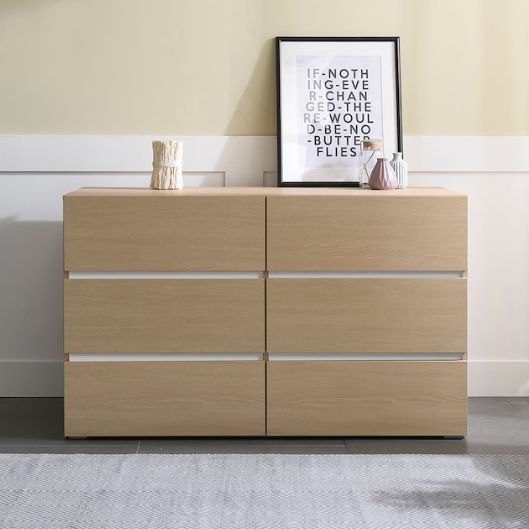 우아미가구 로렌 광폭 3단 와이드 서랍장 1200