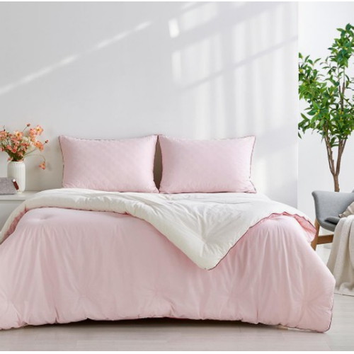 모던하우스 퓨어코튼 더소프트 간절기 60수 고밀도 차렵이불 핑크