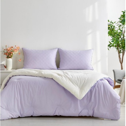 모던하우스 퓨어코튼 더소프트 간절기 60수 고밀도 차렵이불 퍼플