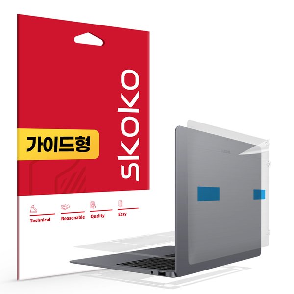 스코코  삼성전자 갤럭시북6 프로 NT960XJG 전신 3종 무광 외부보호필름