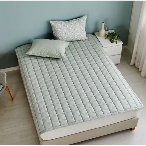 모던하우스 더 도톰해진 퓨어코튼 60수 고밀도 패드 세이지그린