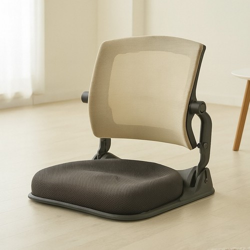 인터데코  오래 앉아도 편한 접이식 좌식의자 WB663