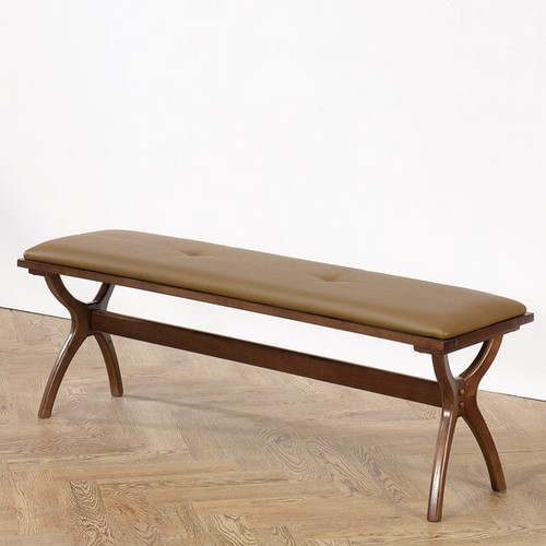 로드퍼니처  나르샤 2인 원목 벤치의자