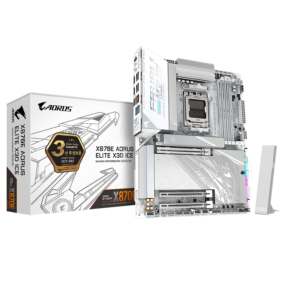 GIGABYTE  X870E AORUS ELITE X3D ICE 제이씨현