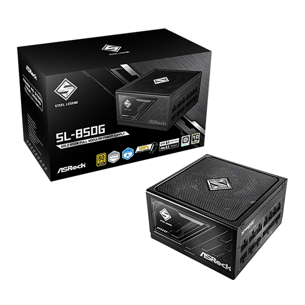 ASRock  스틸레전드 SL-850GW 80PLUS골드 풀모듈러 ATX3.1 화이트