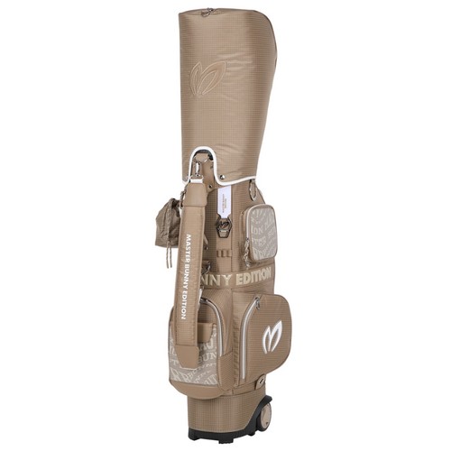 마스터바니에디션  로고 테이프 휠 캐디백&파우치 세트 421F1CB102_BG