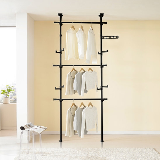 롯데알미늄 이지온 우먼스 EWBS203H1C8 드레스룸 시스템 행거