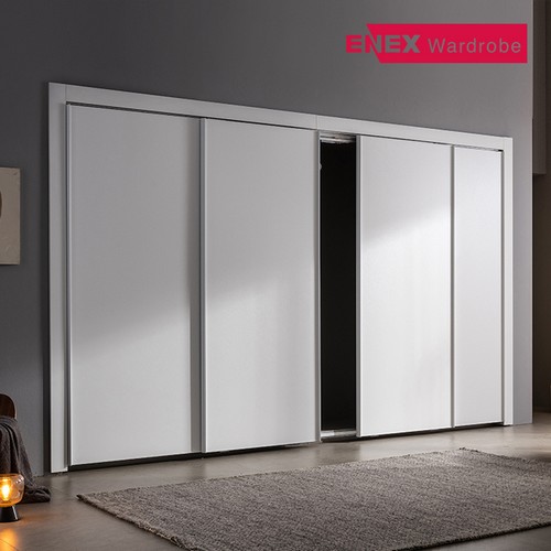 에넥스  아이 올뉴 화이트 슬라이딩 붙박이장 실속형