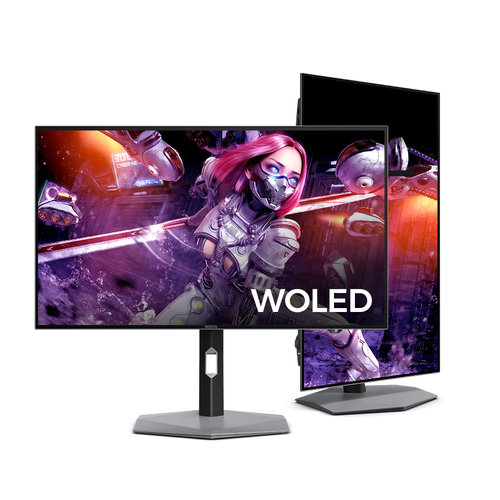 알파스캔  AGP327UZD 게이밍 4K UHD 듀얼모드 480 USB-C HDR 400 Ai 멀티스탠드 무결점