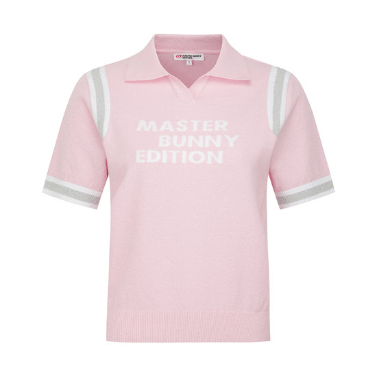 마스터바니에디션 리브 포인트 카라 반팔니트 421F2SR303_PK