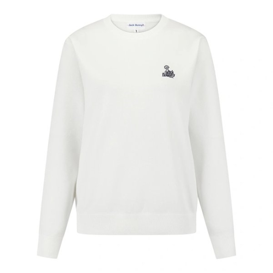 파리게이츠 잭바니 플라워 블럭 자카드 니트 521F1SWJ21_WH