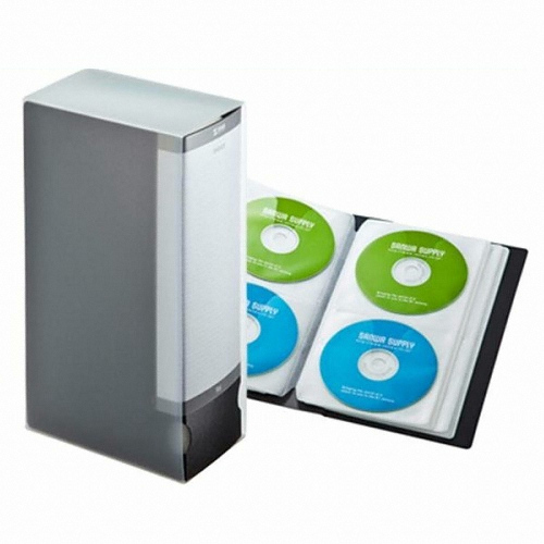 산와서플라이 파일형 CD/DVD 케이스 96매