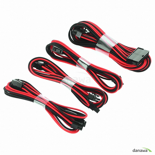 Phanteks  PH-Extension Cable Combo Set BLACK/RED