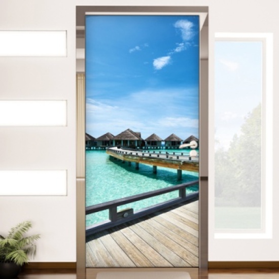 꾸밈  몰디브의 풍경 시트지