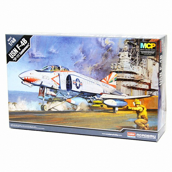 아카데미과학  1/48 미해군 F-4B VF-111 썬다우너스